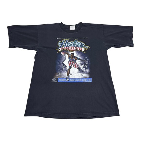 Vintage 1999 Harlem Globetrotters‎ World Tour Black Shirt Adult XL - Picture 1 of 8